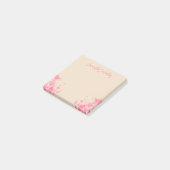 Vrouwelijke waterverf Sakura japanse bloemen Post-it® Notes (Schuin)