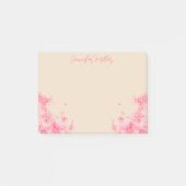 Vrouwelijke waterverf Sakura japanse bloemen Post-it® Notes (Voorkant)