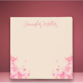 Vrouwelijke waterverf Sakura japanse bloemen Post-it® Notes