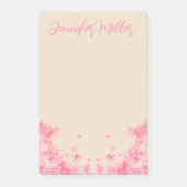 Vrouwelijke waterverf Sakura japanse bloemen Post-it® Notes (Voorkant)