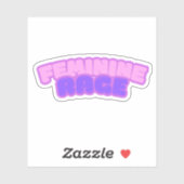 Vrouwelijke Wede Sticker (Vel)