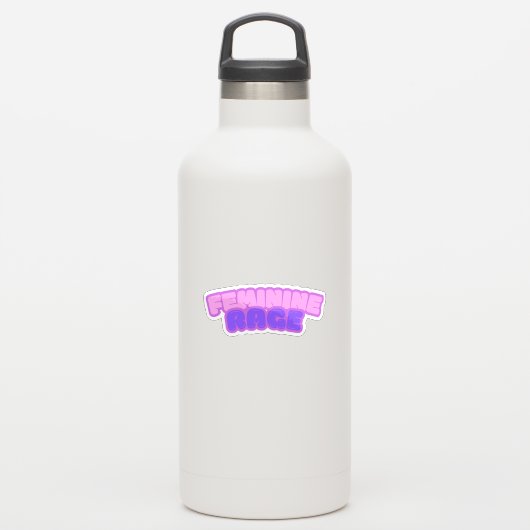 Vrouwelijke Wede Sticker (Waterfles)