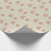 Vrouwelijke, Westerne thema cowgirl laarzen & pet Cadeaupapier (Hoek)