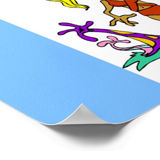 vrouwelijke wetenschapper poster (Hoek)