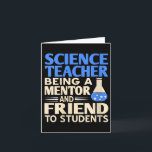 Vrouwelijke wetenschapsleraar mentor en vriend van kaart<br><div class="desc">Vrouwelijke wetenschapsleraar mentor en vriend van studenten Humor V-hals</div>