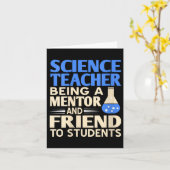 Vrouwelijke Wetenschapsleraar Mentor En Vriend Voo Kaart (Gele Bloem)