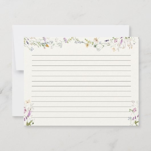 Vrouwelijke Wildflower Vrijgezellenfeest Recept Ka (Achterkant)