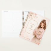 Vrouwelijke Zachte Luxe Dagelijkse Planner (Display)