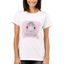Vrouwelijke Zelfbescherming Dual Pistols T-shirt