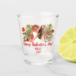 Vrouwelijke zusters Galentine's Day Shot Glas