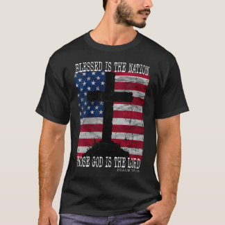 Vrouwen39S Gezegend Is Het Volk Wiens God Is De T-shirt