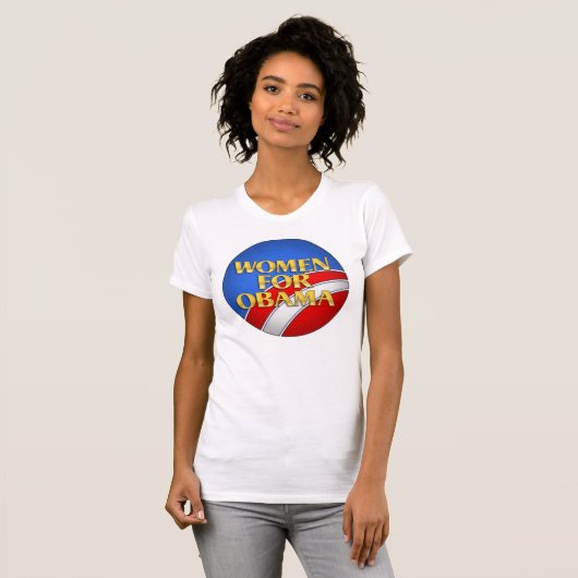 Vrouwen4Obama T-shirt (Voorkant volledig)