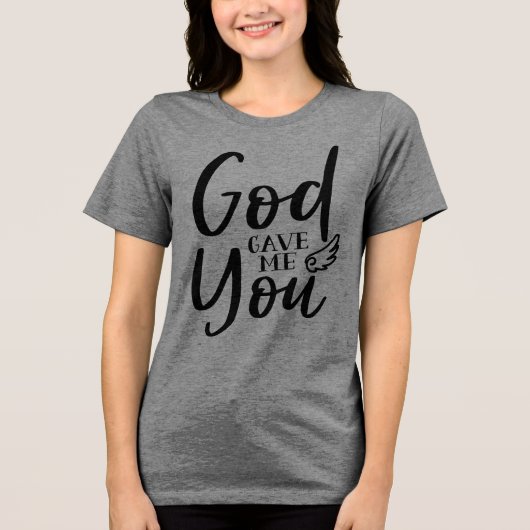 Vrouwen6 Tri-Blend Shirt (Voorkant)