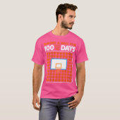 Vrouwen 100 dagen schoolbasketbal 100 dagen Smar T-shirt (Voorkant volledig)