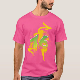 Vrouwen 16e verjaardag Cadeau Tiener jongens meisj T-shirt