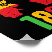 Vrouwen 1865 vieren Afro-Amerikaanse Vrijheidsdag Poster (Hoek)