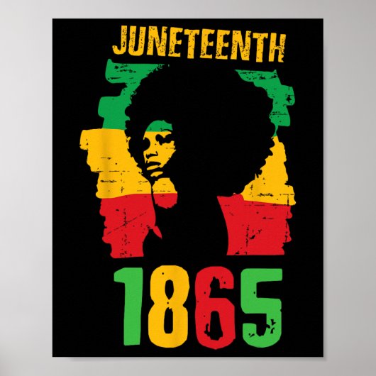 Vrouwen 1865 vieren Afro-Amerikaanse Vrijheidsdag Poster (Voorkant)