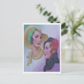  vrouwen 1932 briefkaart (Staand voorkant)