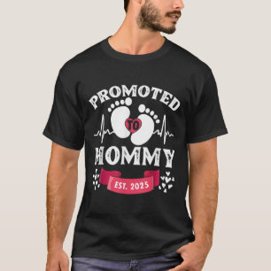 Vrouwen 1e keer moeder est 2025 nieuwe eerste mama t-shirt