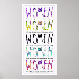VROUWEN 2012 ~ 'Altijd onthouden' Harriet Tubman Poster
