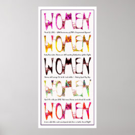 VROUWEN 2012 - ERA 40 / Equal Pay Day Poster