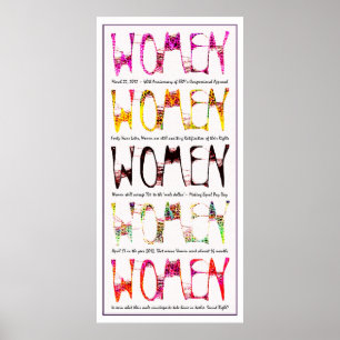 VROUWEN 2012 - ERA 40 / Equal Pay Day Poster