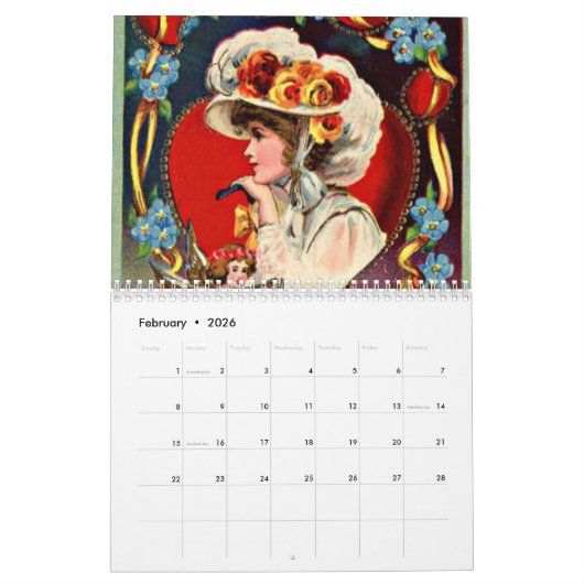  Vrouwen 20XX Kalender (Feb 2026)