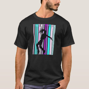 Vrouwen 24e Dans Verjaardag voor Meisjes Hiphop Da T-shirt