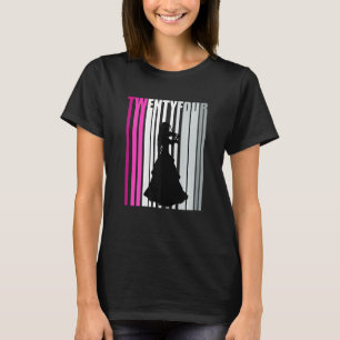 Vrouwen 24e vioolspeler Verjaardag violiste T-shirt