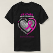 Vrouwen 25 jaar Survivor Gifts grootma Ma Breast C T-shirt (Design voorkant)