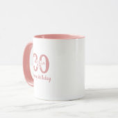 Vrouwen 30e Verjaardag Naam Persoonlijke Mok (Voorkant links)