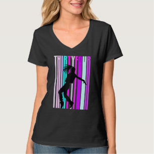 Vrouwen 34e Dans Verjaardag voor Meisjes Hiphop Da T-shirt