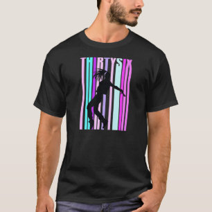 Vrouwen 36e Dans Verjaardag voor Meisjes Hiphop Da T-shirt