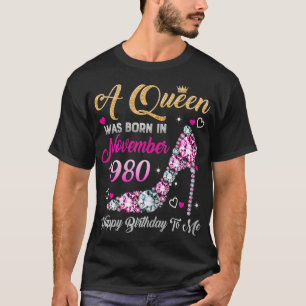 Vrouwen 40 Geboden koningin november 1980 Happy Bi T-shirt