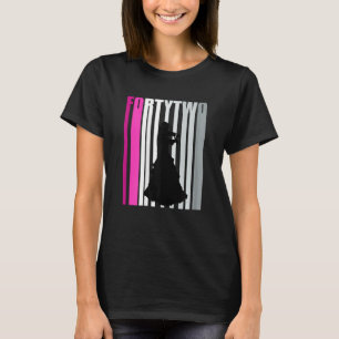 Vrouwen 42e Vioolspeler Verjaardag Dag Violist T-shirt