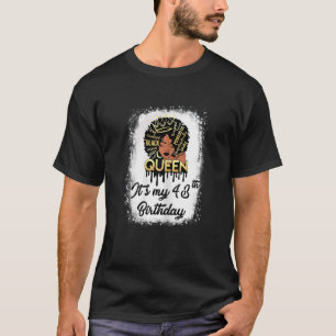Vrouwen 43 jaar oud zwart melanine meisje het is m t-shirt