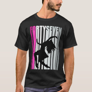 Vrouwen 47e Dans Verjaardag Danser Koningin Contem T-shirt