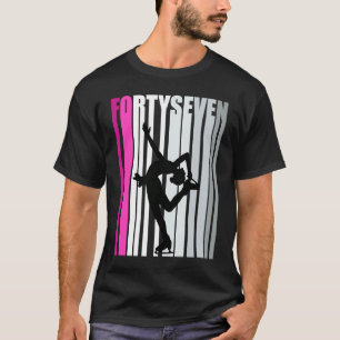 Vrouwen 47e verjaardag ijsschaatsen Koningin-ijssk T-shirt