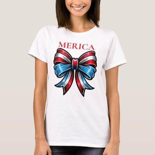 Vrouwen 4 juli t-shirt (Voorkant)