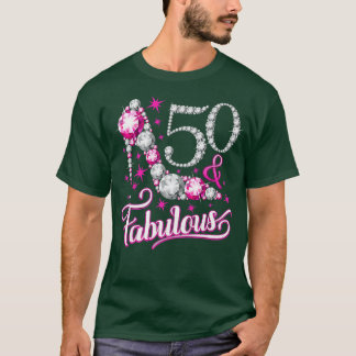 Vrouwen 50 jaar oude cadeautjes 50 en verbluffend  t-shirt