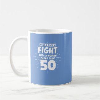 Vrouwen 50e verjaardag 50 jaar Funny Gift Koffiemok