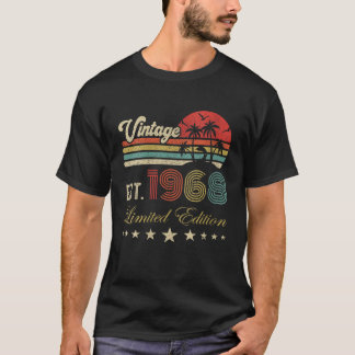 Vrouwen 55e geboortedag geboren 1968 Limited edi T-shirt