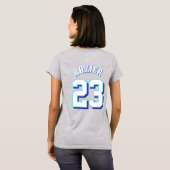 Vrouwen 603 Riptide T-shirt w / Naam en nummer (Achterkant volledig)