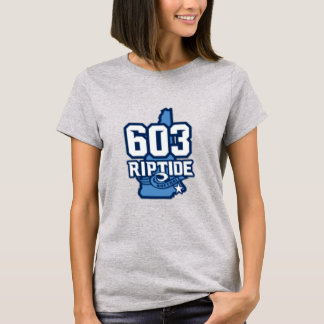 Vrouwen 603 Riptide T-shirt w / Naam en nummer
