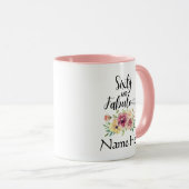 Vrouwen 60e verjaardag Custom Mok Geschenk (Voorkant rechts)