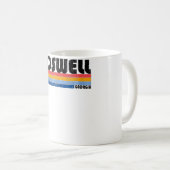 Vrouwen  70s Stijl Roswell, Georgia VNec Koffiemok (Voorkant rechts)