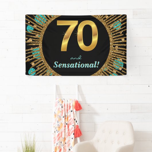 Vrouwen 70ste verjaardag Banner (Insitu)