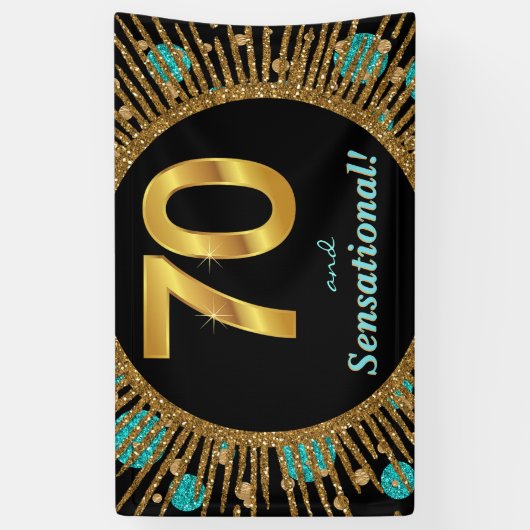 Vrouwen 70ste verjaardag Banner (Verticaal)