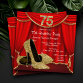 Vrouwen 75e verjaardag kaart