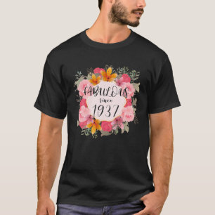 Vrouwen 83 jaar oud geweldig sinds 1937 Happy 83rd T-shirt